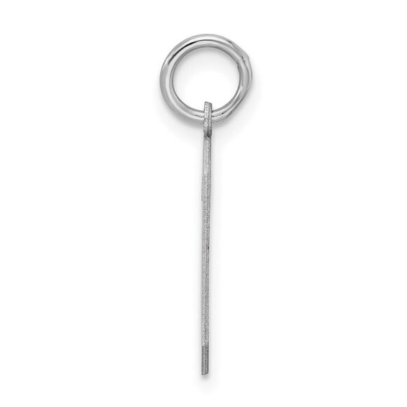 Sterling Silver, Jersey Collection, Medium Number 6 Pendant - Picture 2 of 5